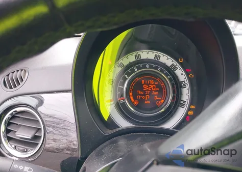 2012 Fiat 500C Pop z USA, uszkodzony, nr VIN 3C3CFFDR8CT384192